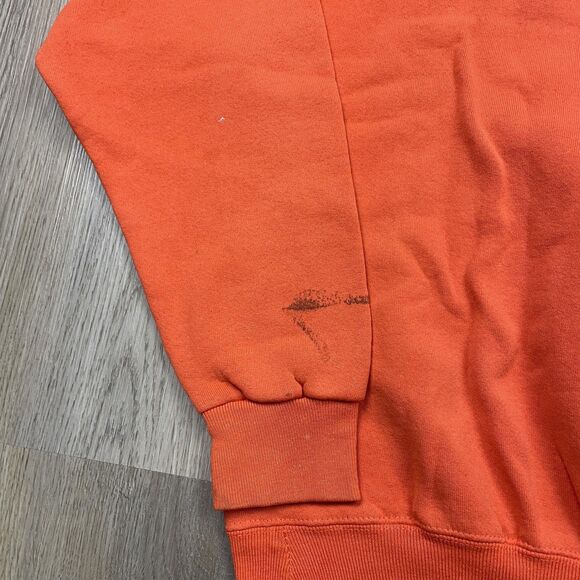 Vintage Clemson Tigers Sweatshirt Mens XL Orange NCAA Made USA Crewneck 90s - Picture 11 of 16